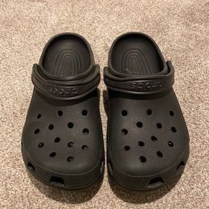 Black Crocs womens size 10 mens size 8